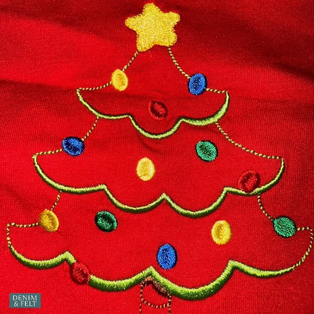 NEW Abby & Evie Red Plaid Ruffle Christmas Tree Bubble Romper‎ 3M - Picture 4 of 7